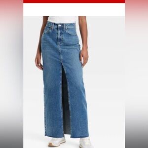 Target Universal Threads Denim Maxi Skirt